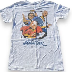 Avatar Men's White Short Sleeve Graphic T-Shirt Sz. S